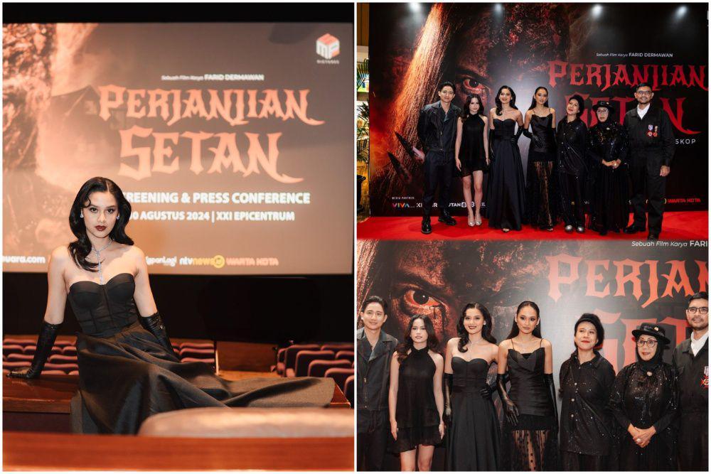 potret Callista Arum di press screening Perjanjian Setan (instagram.com/callistarum)