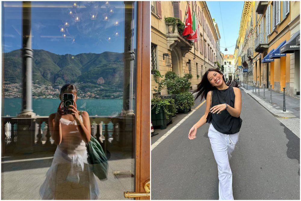 10 Potret Tyna Dwi Jayanti Liburan ke Italia, Full Senyum!