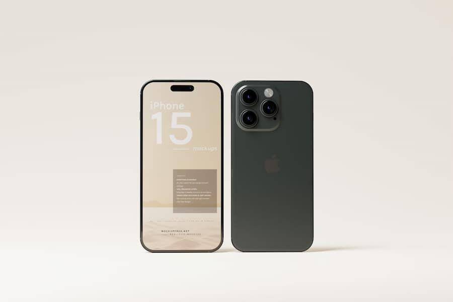 ilustrasi iPhone 15 (unsplash.com/Mockup Free)