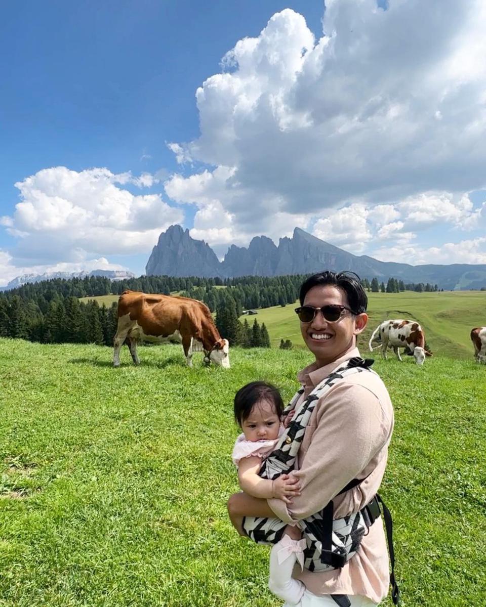 potret Belva Devara dan Sabrina Anggraini liburan di pegunungan Dolomites (instagram.com/sabrinaanggraini)