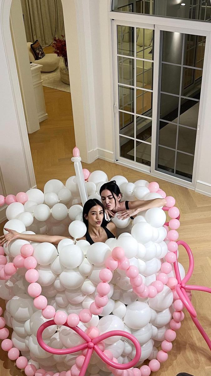 potret Davika Hoorne merayakan ulang tahun Mint Chalida (instagram.com/davikah)