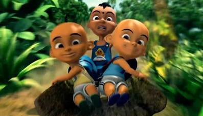 potret Upin dan Ipin grafik 'Majapahit' (dok. Les' Copaque/Upin dan Ipin)