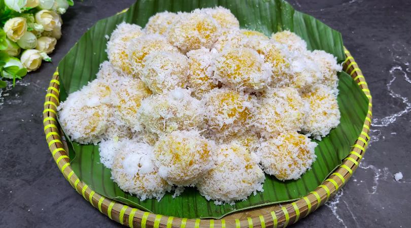klepon labu kuning (YouTube.com/Fransiska Tien)