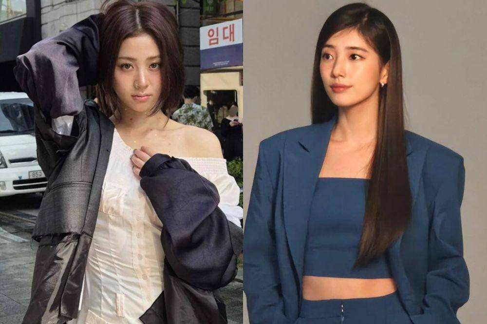 Yunjin LE SSERAFIM dan Bae Suzy (instagram.com/jenaissante | instagram.com/management_soop)