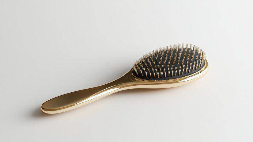 ilustrasi detangling brush (freepik.com/fauziamasood666)
