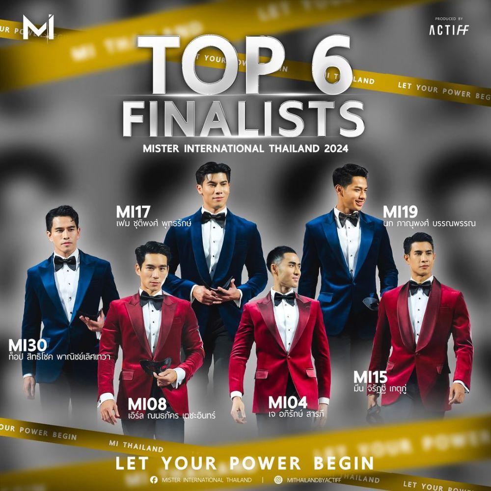 Potret Top 6 Mister International Thailand 2024 (instagram.com/mithailandbyactiff)