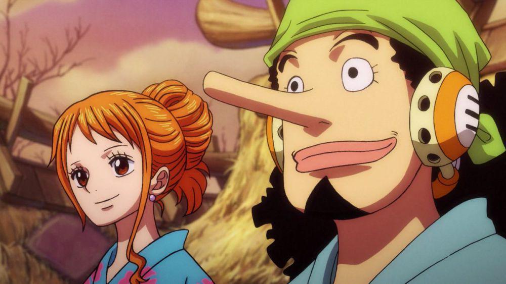 Nami dan Usopp (dok. Toei Animation/One Piece)