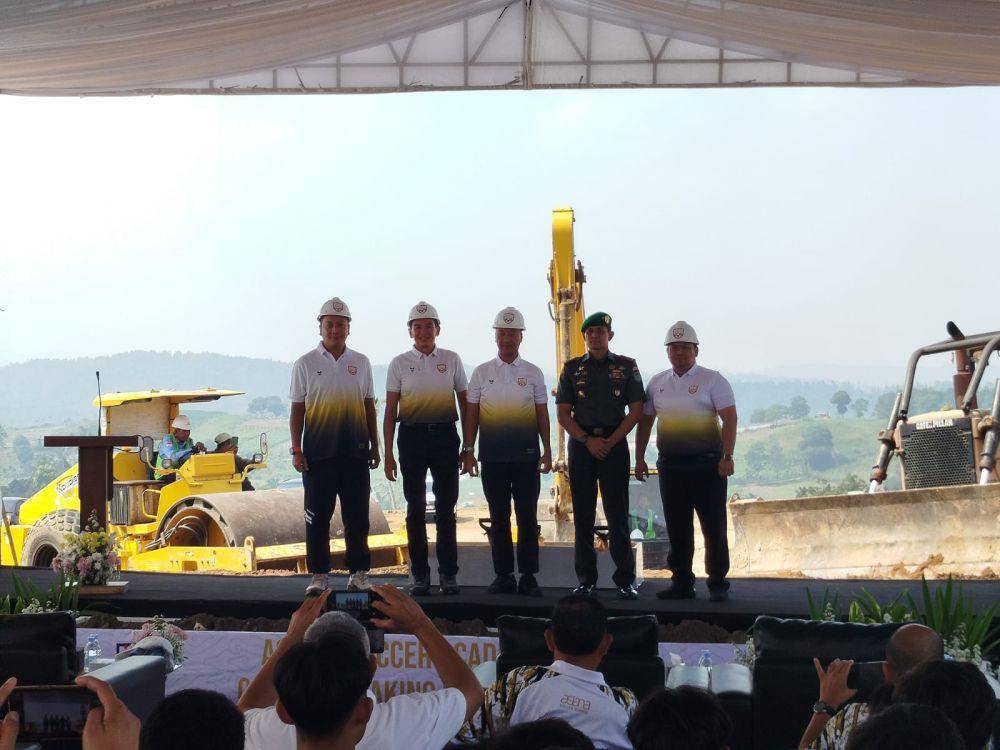 Groundbreaking Asiana Soccer Academy di Cicurug, Sukabumi. (Dok. Istimewa)