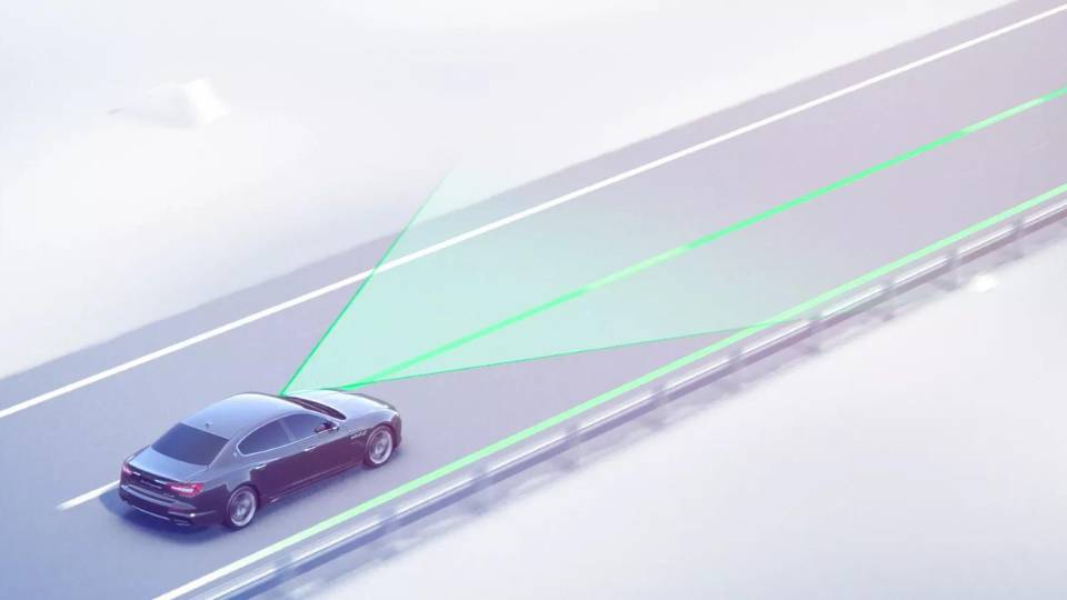 Ilustrasi cara kerja lane keeping assist (maserati.com)