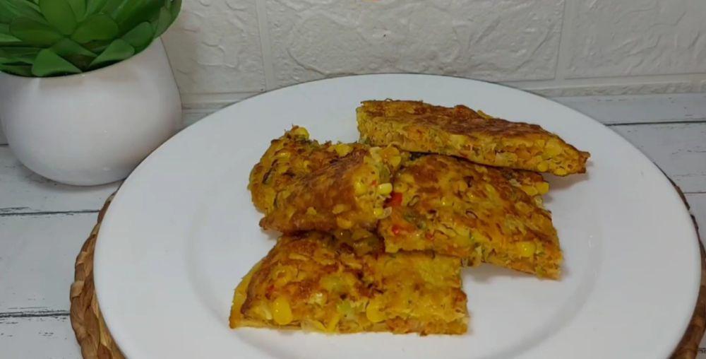 Resep Telur Dadar Jagung untuk Lauk Makan, Buatnya Mudah