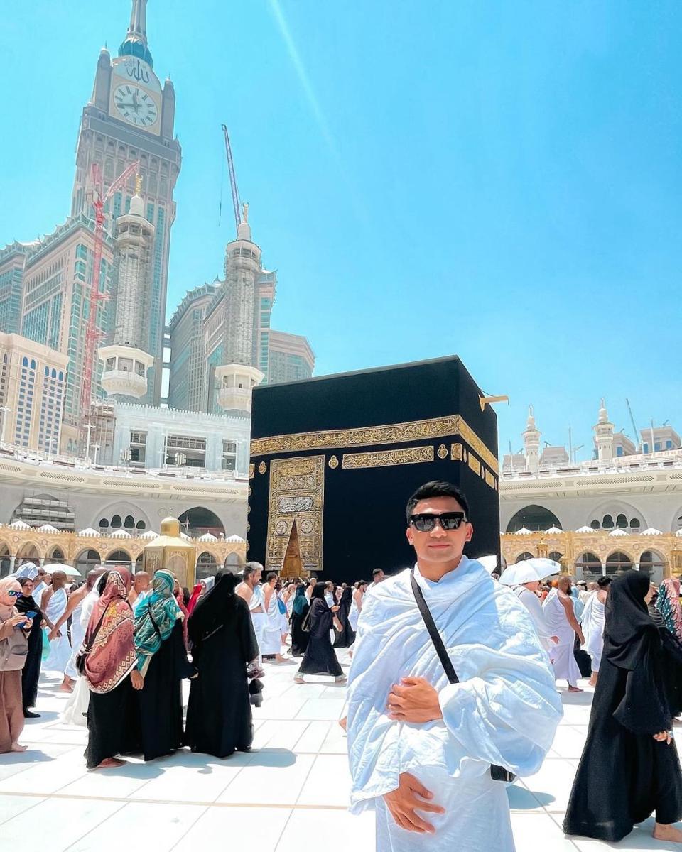 potret pemain timnas ibadah umrah (instagram.com/asnawi_bhr)