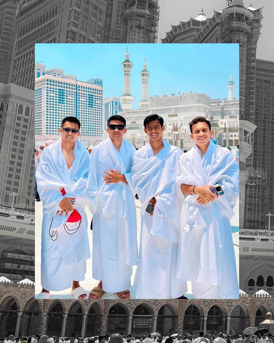 potret pemain timnas ibadah umrah (instagram.com/asnawi_bhr)