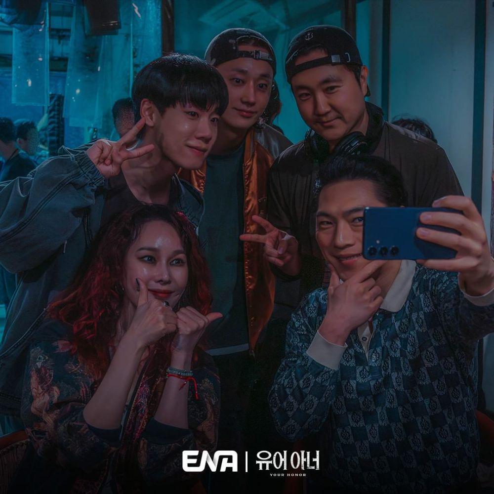 potret behind the scene drakor Your Honor (instagram.com/channel.ena.d)