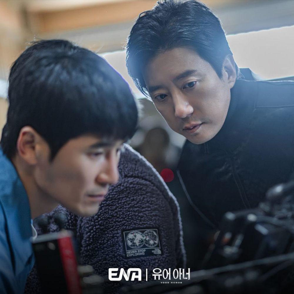 potret behind the scene drakor Your Honor (instagram.com/channel.ena.d)