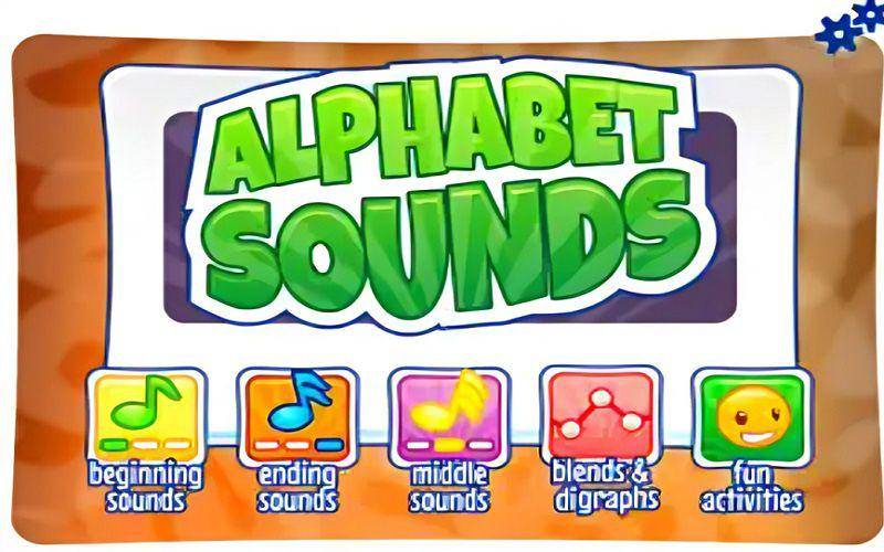tampilan aplikasi Alphabet Sounds Word Study (dok. apps.apple.com/app/Alphabet Sounds Word Study)