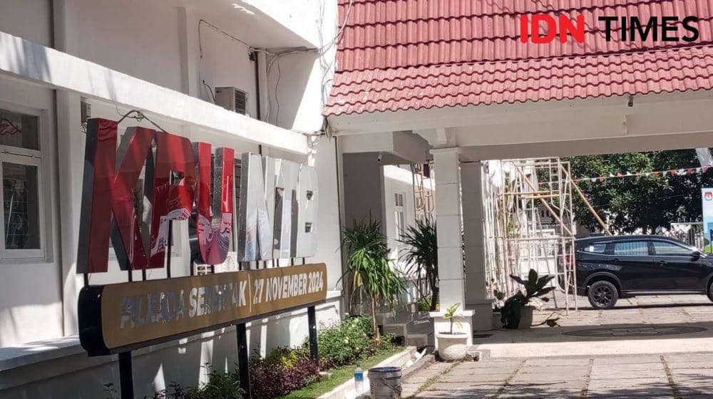 Kantor KPU NTB. (IDN Times/Muhammad Nasir)