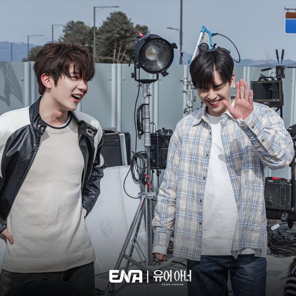 potret behind the scene drakor Your Honor (instagram.com/channel.ena.d)