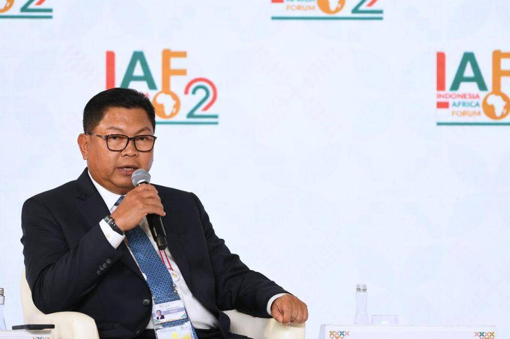 Bank Mandiri berkomitmen untuk mendukung inisiatif Kementerian Luar Negeri dalam memperkuat hubungan bilateral dengan negara-negara di kawasan Afrika. Oleh sebab itu, bank bersandi saham BMRI ini ikut mendukung penyelenggaraan Indonesia - Africa Forum (IAF) 2024  yang berlangsung di Bali pada 1--3 September 2024. (Dok. Bank Mandiri)