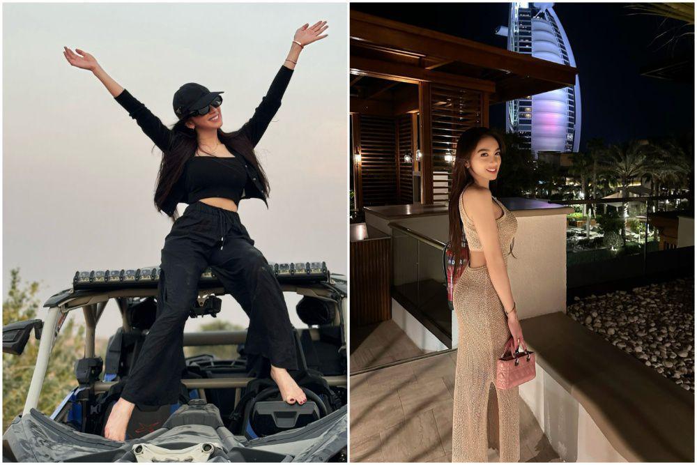 8 Potret Angel Karamoy Liburan ke Dubai, Main dengan Hewan Buas!