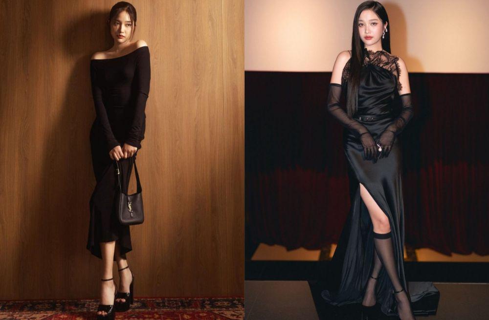 8 Inspirasi All Black Outfit ala Freen Sarocha, Looks Stunning!