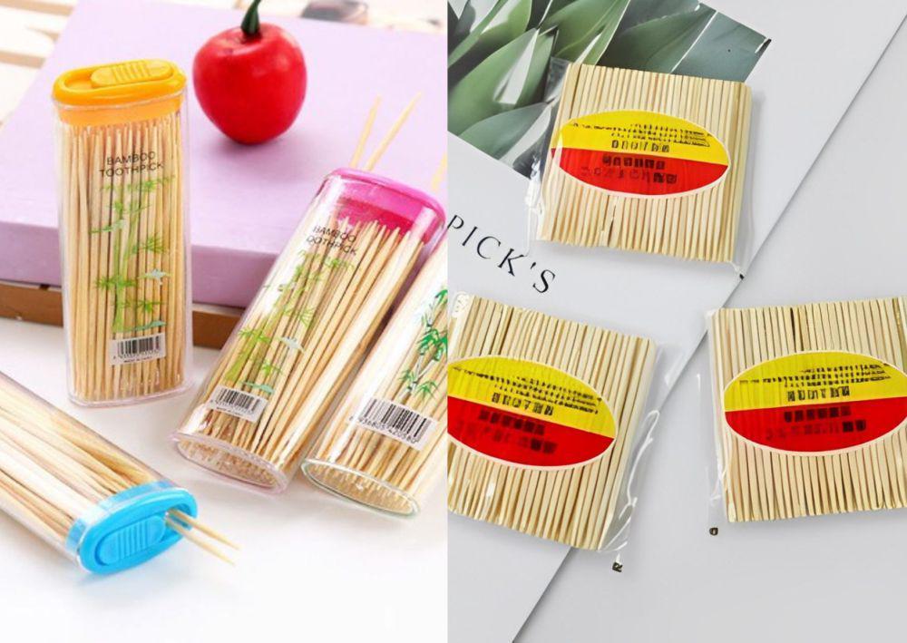 kolase produk tusuk gigi (dok. Tusuk Gigi Tempat Kecil | dok. Refill Tusuk Gigi Jepang)