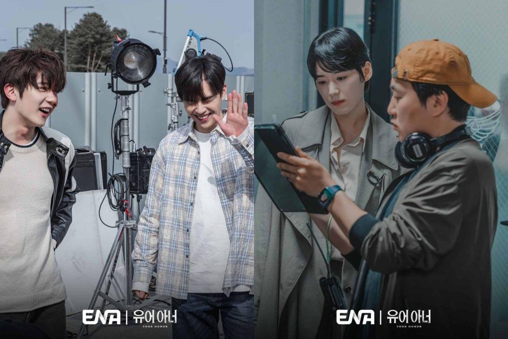 potret behind the scene drakor Your Honor (instagram.com/channel.ena.d)