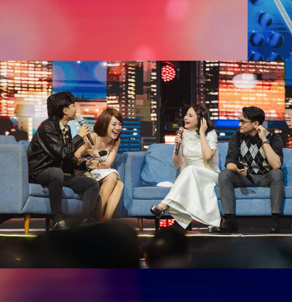 potret BCL, Rossa, Afgan, dan Vidi Aldiano cosplay jadi penyanyi lawas (instagram.com/itsmebcl)