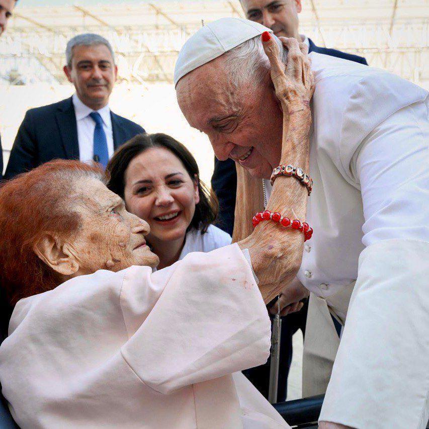 Potret Paus Fransiskus (instagram.com/@franciscus)