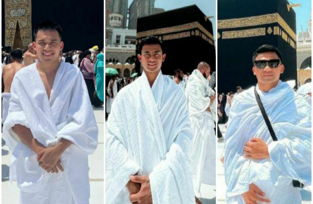 pemain Timnas Indonesia umrah sebelum bertanding dengan Arab Saudi (instagram.com/witansulaiman_) | pemain Timnas Indonesia umrah sebelum bertanding dengan Arab Saudi (instagram.com/pratamaarhan8) | pemain Timnas Indonesia umrah sebelum bertanding dengan Arab Saudi (instagram.com/asnawi_bhr)