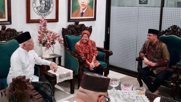 Silaturahmi ke Tebuireng, Risma Sebut Masih Keluarga