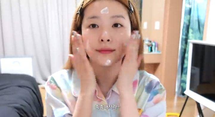 tutorial night routine ala Seulgi Red Velvet (YouTube.com/Hi Seulgi)