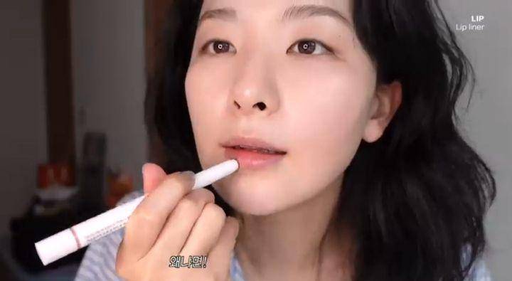 tutorial daily make up ala Seulgi Red Velvet (YouTube.com/Hi Seulgi)