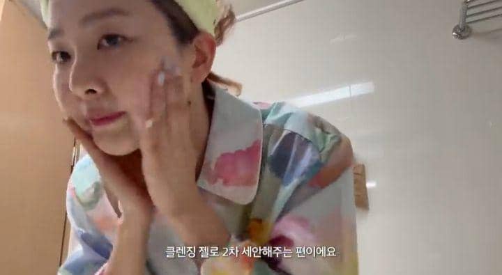 tutorial night routine ala Seulgi Red Velvet (YouTube.com/Hi Seulgi)
