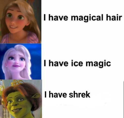 potret meme Shrek (reddit.com/user/meapling_)