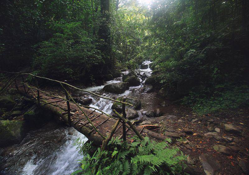 ilustrasi jalur menuju curug (flickr.com/Angga Pranata)