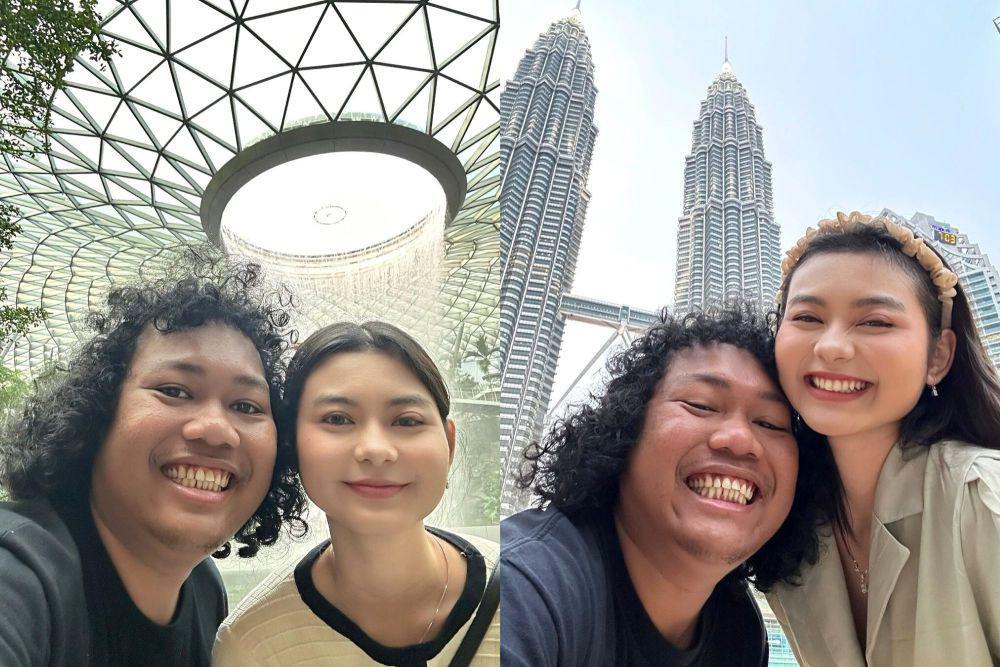 7 Potret Marshel Widianto dan Cesen Liburan ke Luar Negeri