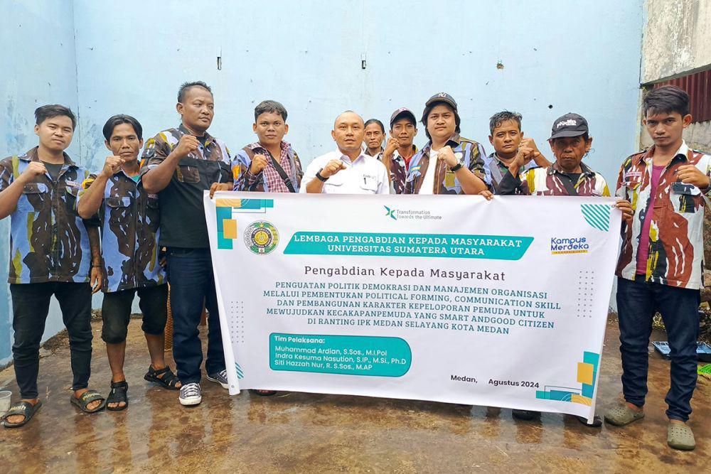 Dosen USU Beri Pendidikan Politik dan Manajemen Organisasi untuk IPK