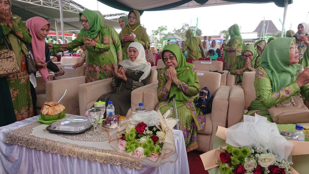 Resmikan Graha NU Blitar, Khofifah Minta Doa Restu Maju Pilgub Jatim
