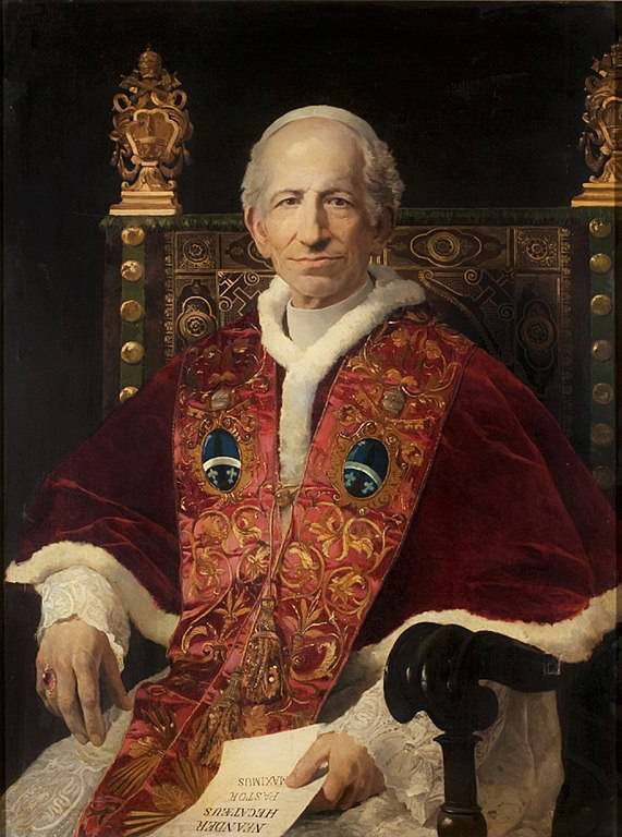 potret Paus Leo XIII (commons.wikimedia.org/Fabio Cipolla)