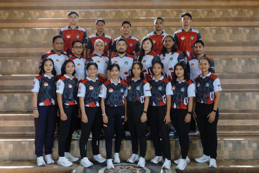 Tim karate Bali siap berlaga di PON 2024 Aceh Sumut. (dok. FORKI Bali)