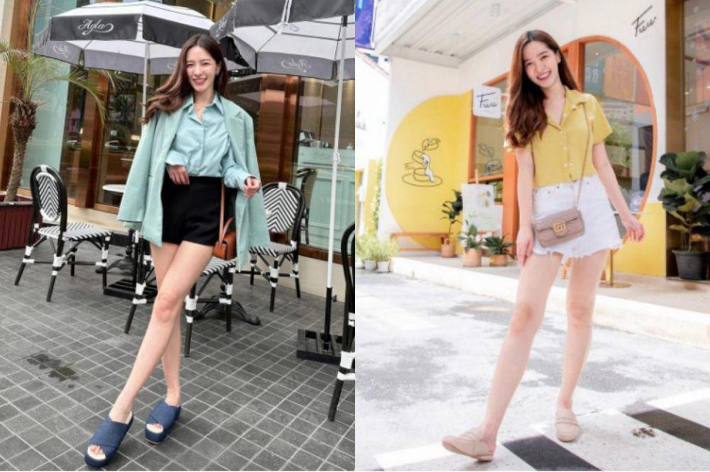 8 Ide Mix and Match Celana Pendek Toey Prim, Style Simpel