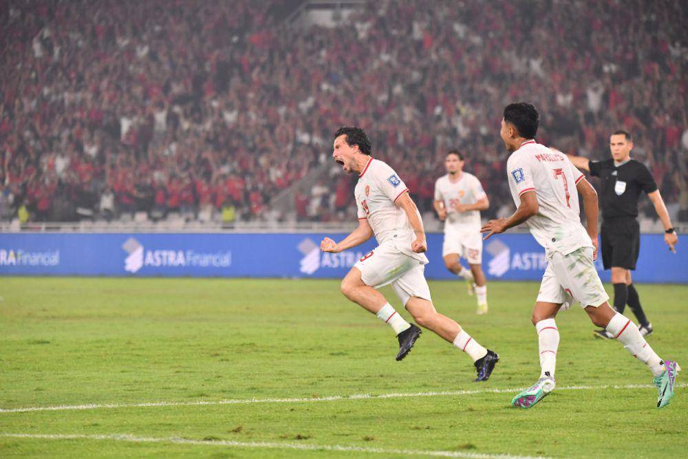 Selebrasi gol Timnas Indonesia saat melawan Filipina di SUGBK (11/6/2024) (pssi.org)