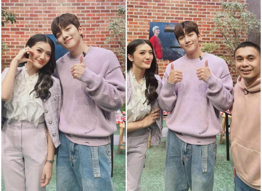 potret artis Indonesia bersama Ji Chang Wook (instagram.com/anissaaziza)