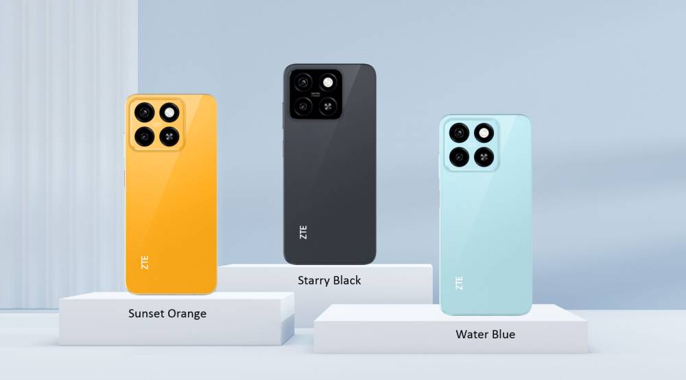 tiga pilihan warna ZTE Blade A55 (ztedevices.com)