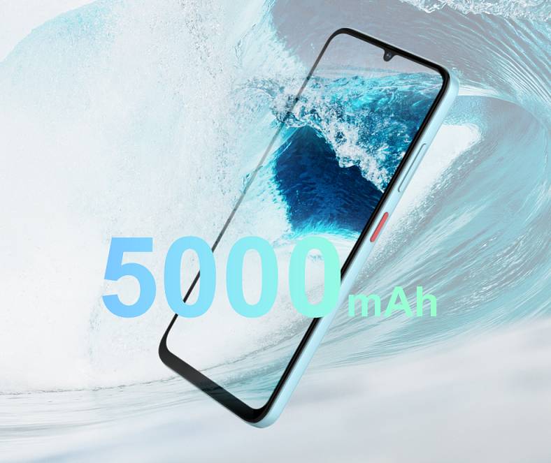 ilustrasi ZTE Blade A55 dengan baterai 5000 mAh (ztedevices.com)