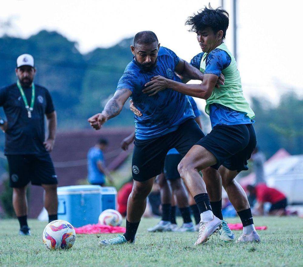 Sesi latihan Arema FC. (Dok. Media Officer Arema FC)