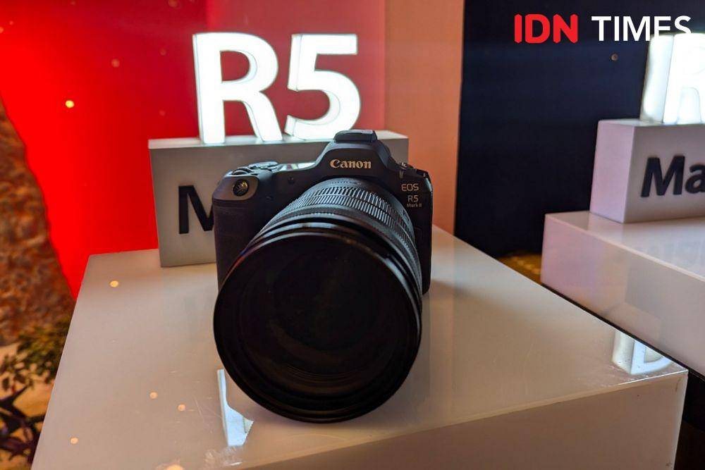 Canon EOS R5 Mark II (IDN Times/Misrohatun)