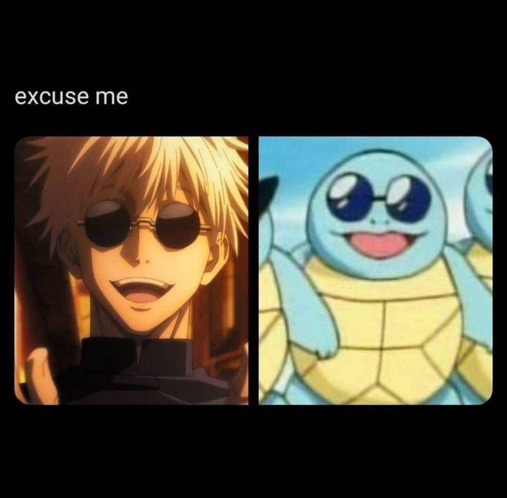 potret meme Gojo (reddit.com/user/Rinnegan_kakashi_)