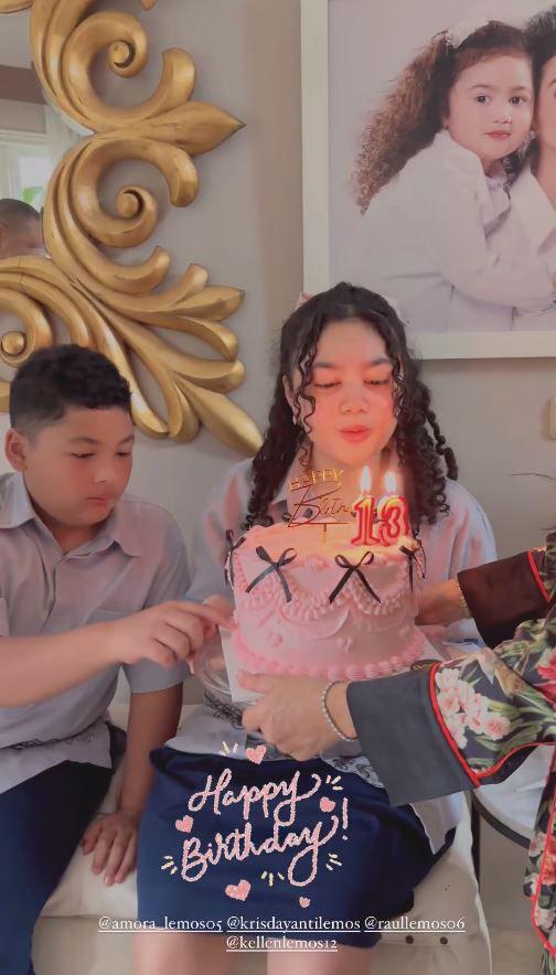 ulang tahun Amora Lemos (Instagram.com/krisdayantilemos)