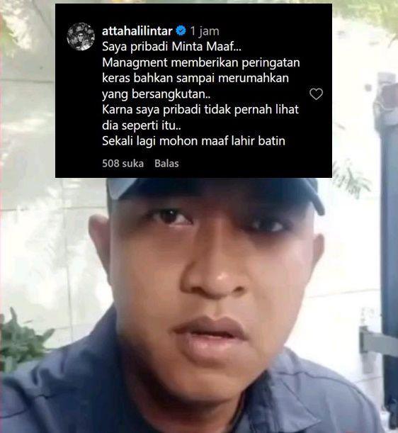bodyguard Atta Halilintar viral ancam wartawan (instagram.com/lambe_turah)